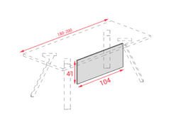 Voile de fond pour bureau Forté K