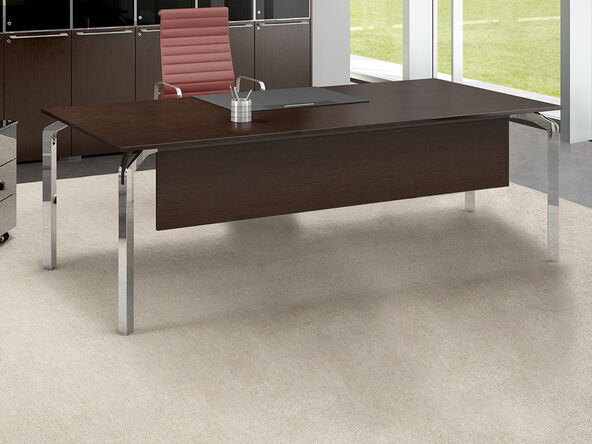 Voile de fond pour bureau Yoga en placage bois