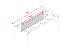Voile de fond pour bureau Yoga en placage bois