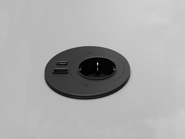 Lot de 4 obturateurs VersaSpot avec prise de courant et USB