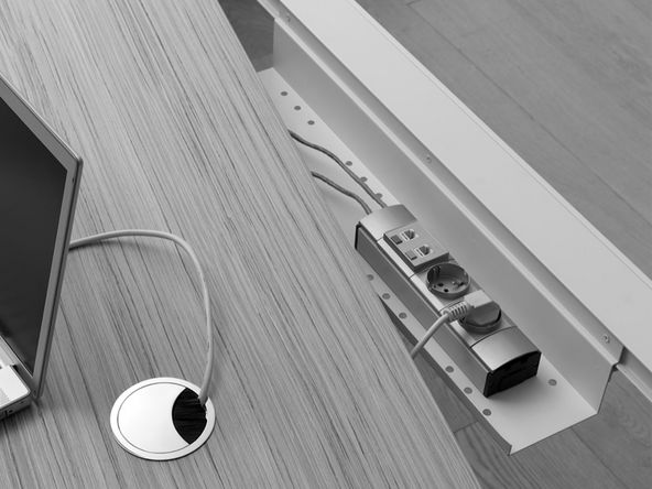 Goulotte horizontale pour bureaux individuels Elvira/Agile/Magistra
