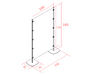 Cloison modulaire et souple Arianna 