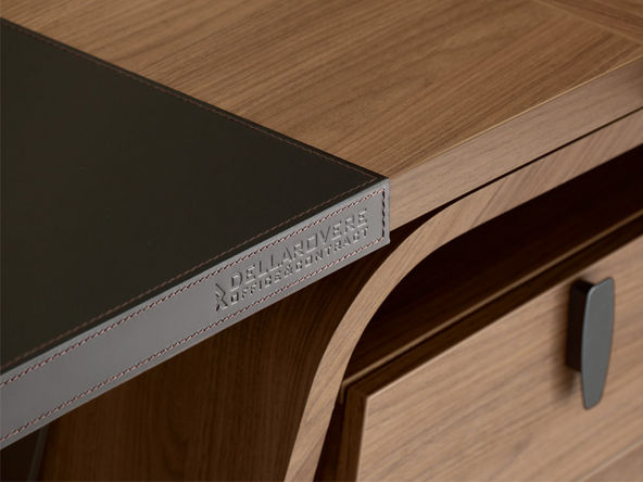 Sous-main en cuir pour bureau Larus & Lithos