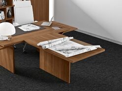 Extension centrale pour bureau Lithos
