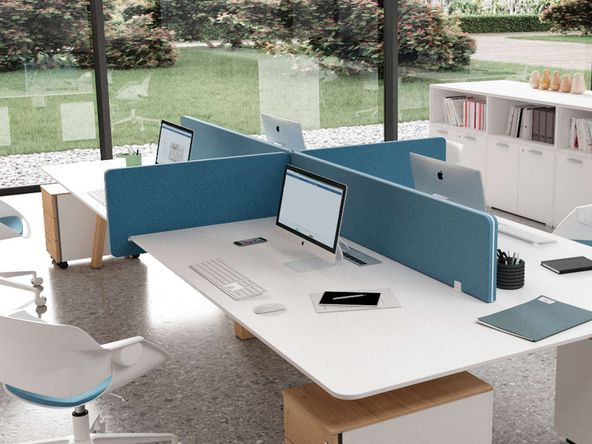 Panneau latéral acoustique pour bench Denomics