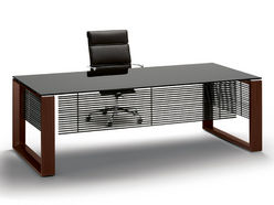 Voile de fond en lamelles pour bureau Harper