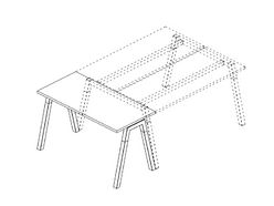 Bureau complémentaire pour bench Altare