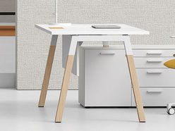 Voile de fond en mélaminé pour bureaux Altare