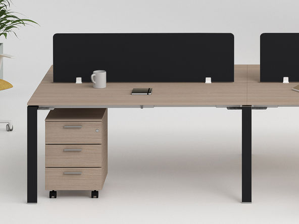 Panneau frontal en mélaminé pour bench Denomics