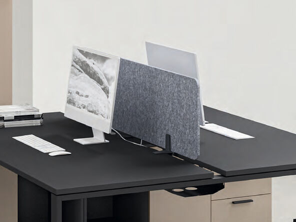 Panneau frontal acoustique pour bureau Lite