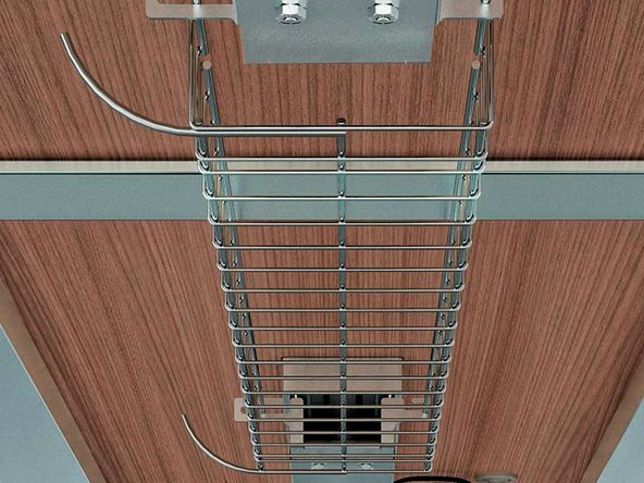 Grille passe-câbles pour bureau de direction Turing