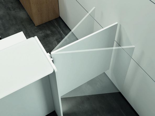 Porte pivotante pour banque d'accueil Etner