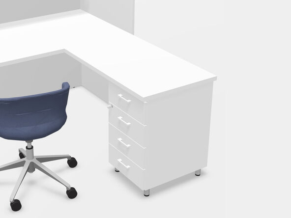 Retour secrétaire pour banque d'accueil Atrium