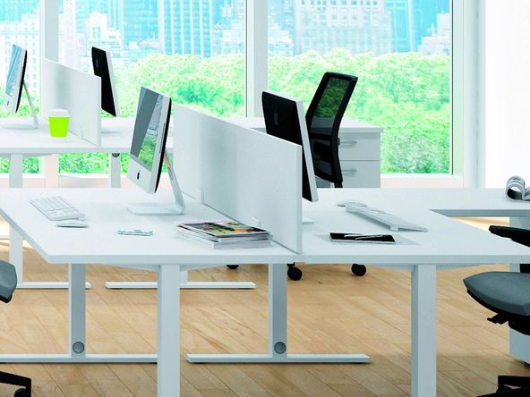 Panneau mélaminé pour rail pour bureaux Etner