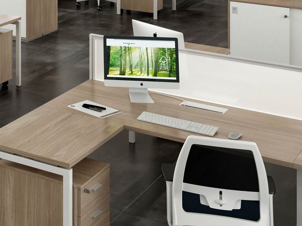 Panneau frontal en polycarbonate pour bureaux Etner