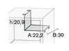 Diviseur 1 tablette pour casiers Forma5
