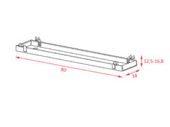 Goulotte passe-câbles pour table Pop Ace