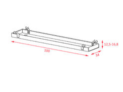 Goulotte passe-câbles pour bench Pop Frezza