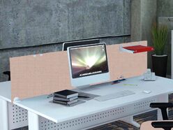 Panneau frontal tapissé pour bureaux Harmony
