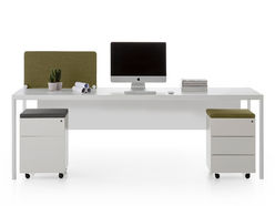 Voile de fond métallique pour bureau Sui