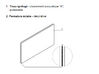 Panneau frontal acoustique pour bureau bench Drive