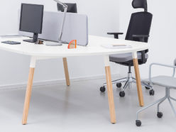 Extension demi-lune pour bureau bench Wilder