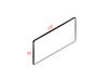 Panneau frontal acoustique pour bureau bench Drive