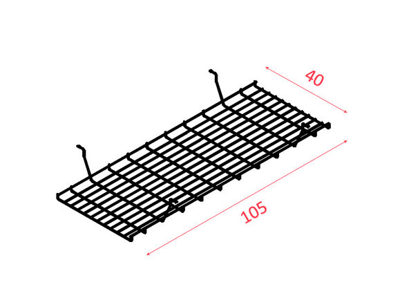 Grille passe-câbles pour bench Ghoja
