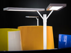 Lampadaire double Ludic Touch simultané