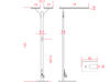 Lampadaire double Ludic Touch simultané