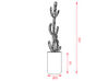 Plante artificielle Cactus Euphorbe H165 cm