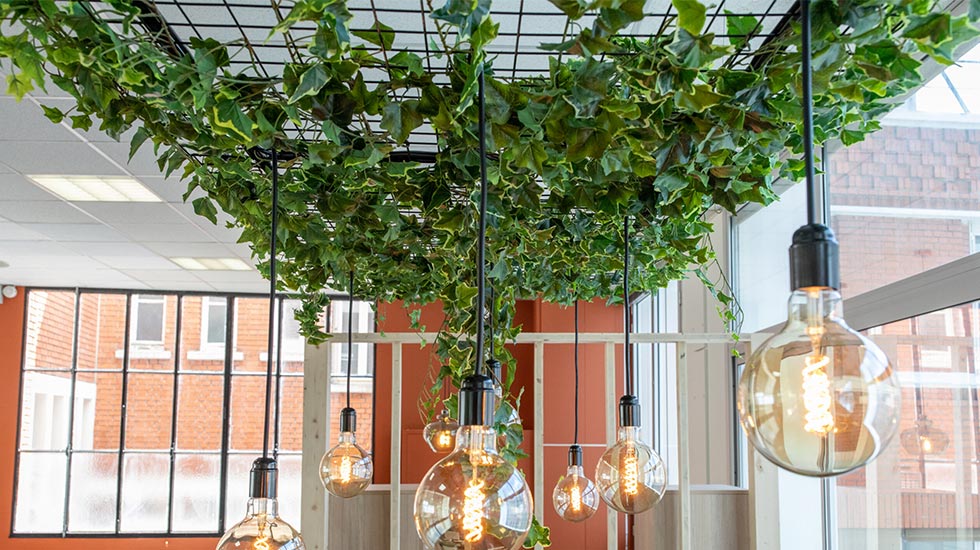 Pergola végétale artificielle
