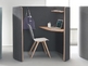 Espace de travail individuel acoustique Mondéo