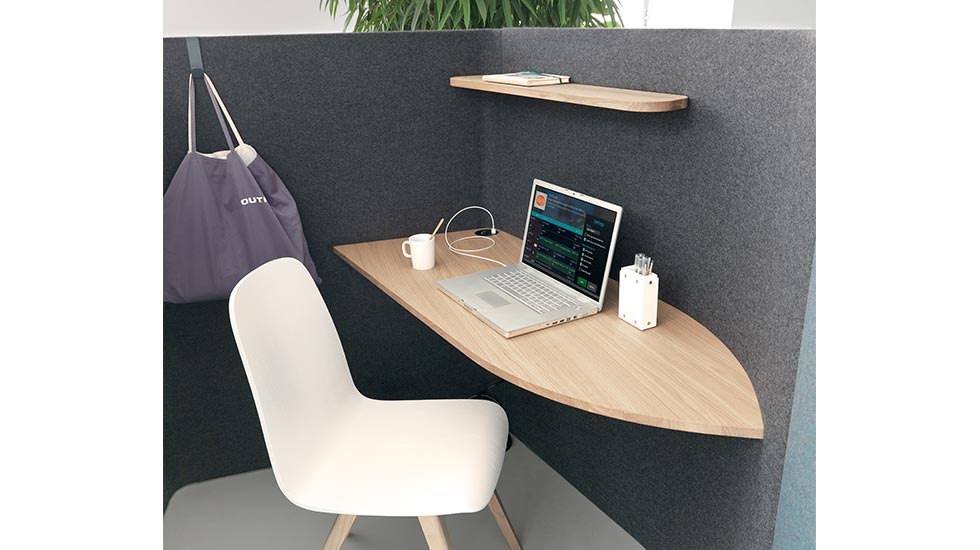 Espace de travail individuel acoustique Mondéo