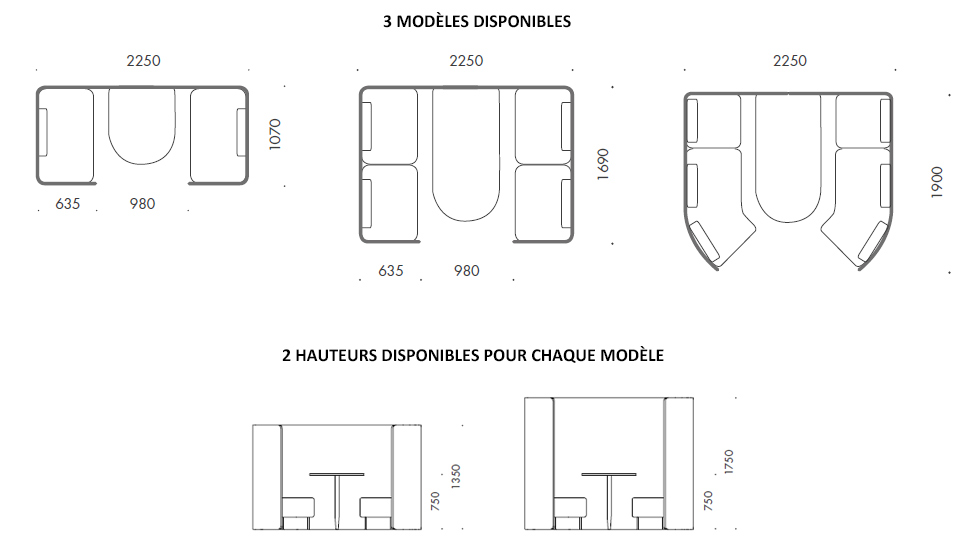 Espace de réunion acoustique Mondéo