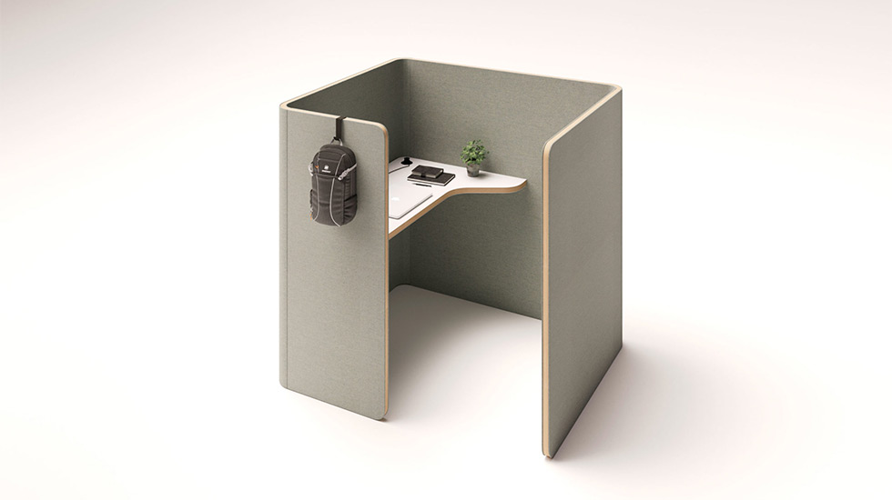 Espace de travail individuel acoustique Mondéo