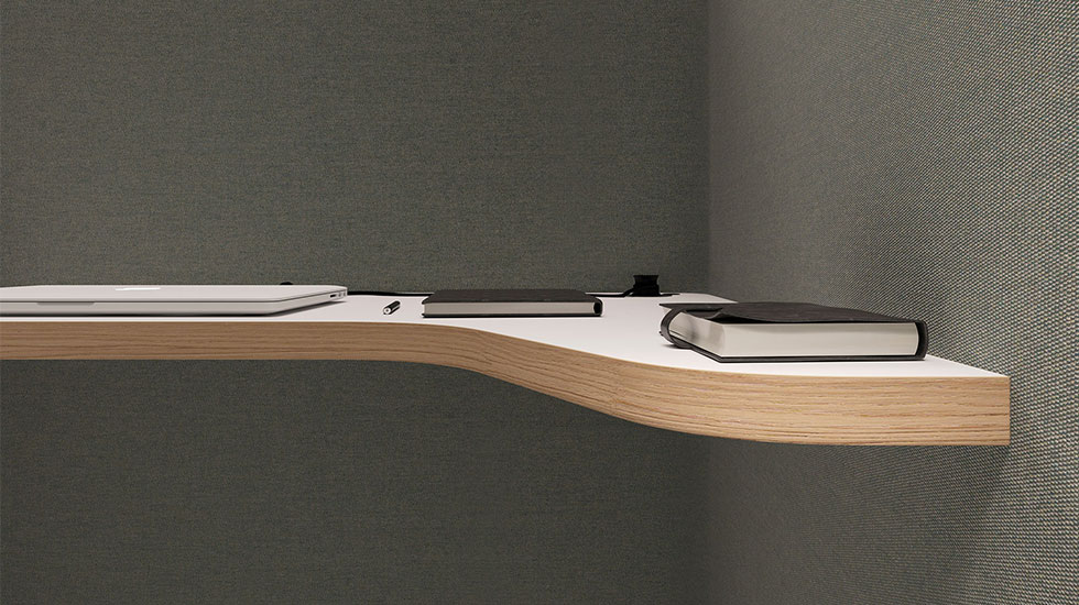 Espace de travail individuel acoustique Mondéo