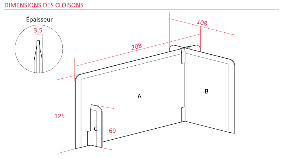 Cloison acoustique BuzziZone