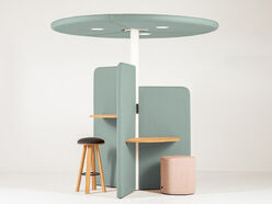 Espace de travail acoustique 3 personnes BuzziBrella Focus