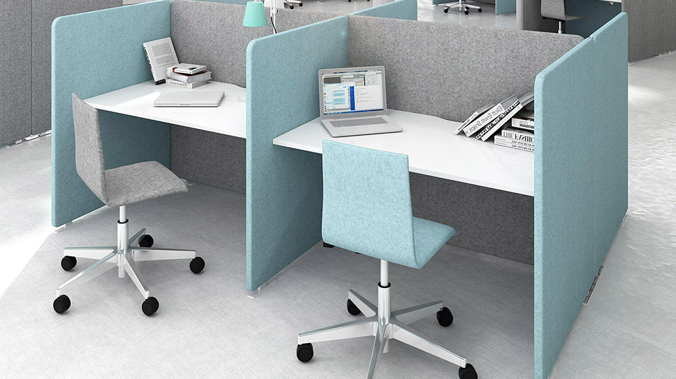 Espace de travail collectif acoustique My World