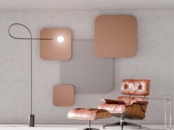 Lot de 4 cloisons murales acoustiques Mileto