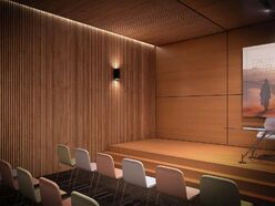 Lot de 4 panneaux acoustiques Wut en bois