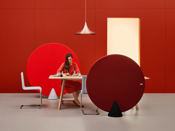 Cloison acoustique autoportante Cone