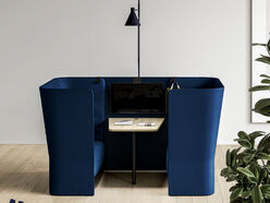 Alcôve acoustique modulable 4 personnes avec tablette CellSpace