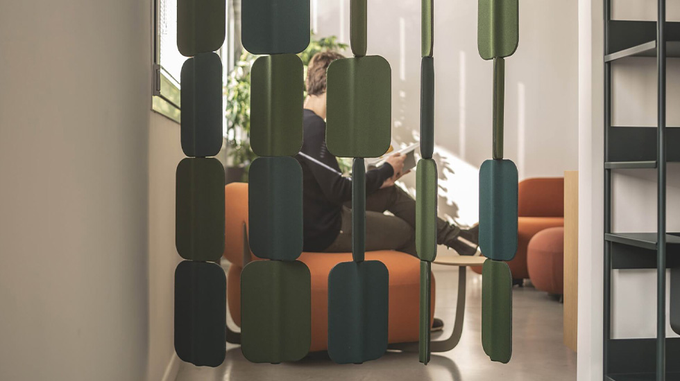 Cloison acoustique en tissu Patch
