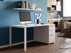 Bureau individuel Gamba U sur caisson