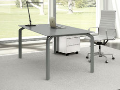 Bureau de direction Yoga plateau laqué mat