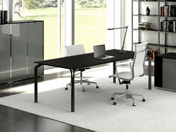 Bureau de direction Yoga plateau laqué mat