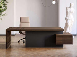 Bureau de direction Maestro avec caisson