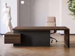 Bureau de direction Maestro avec caisson